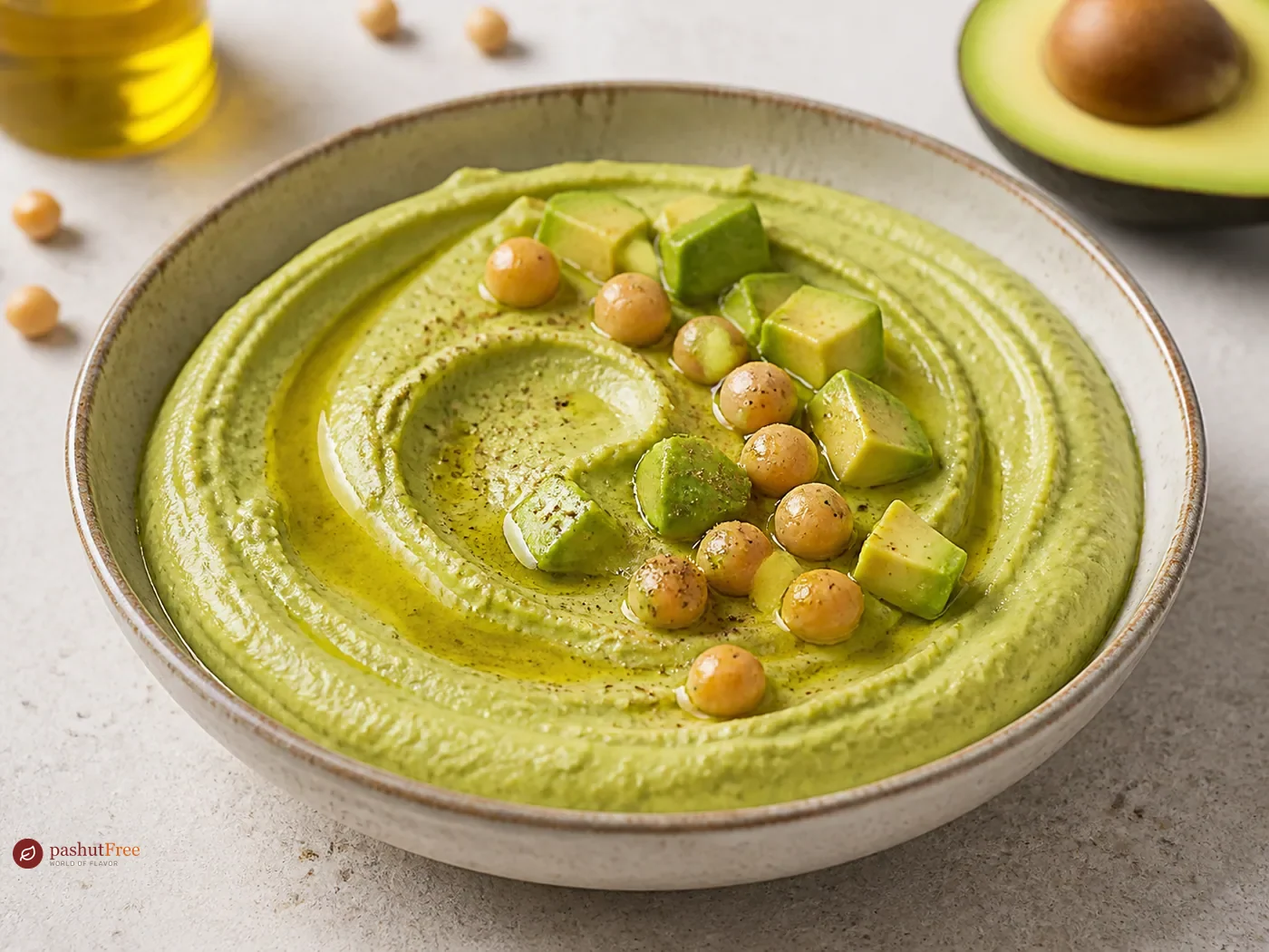 Avocado Hummus Sans Tahini