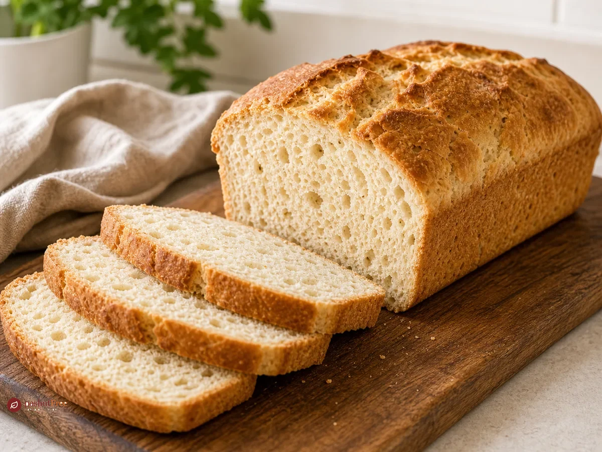 {"he-IL":"לחם ביתי טעים ללא גלוטן","en-US":"Delicious gluten-free homemade bread","ru-RU":"Поднос или тарелка с выпечкой, разложенной как готовый десерт","es-ES":"Bandeja o plato de productos horneados dispuestos como postre terminado"}
