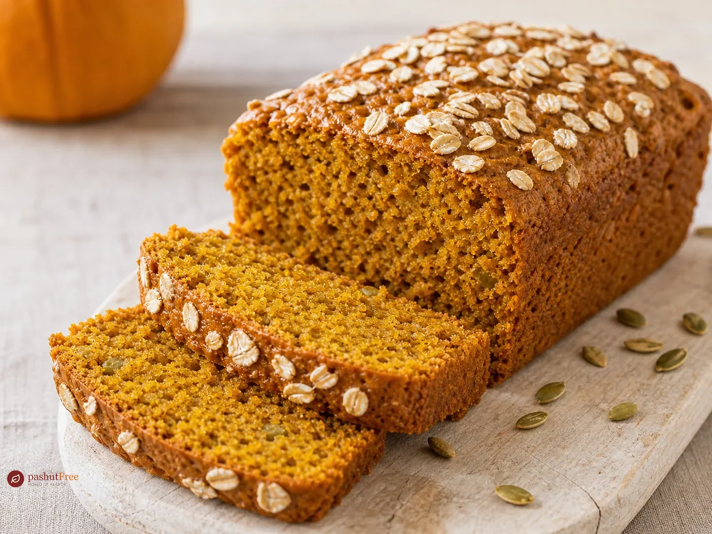 Gluten-Free Pumpkin Oat Loaf