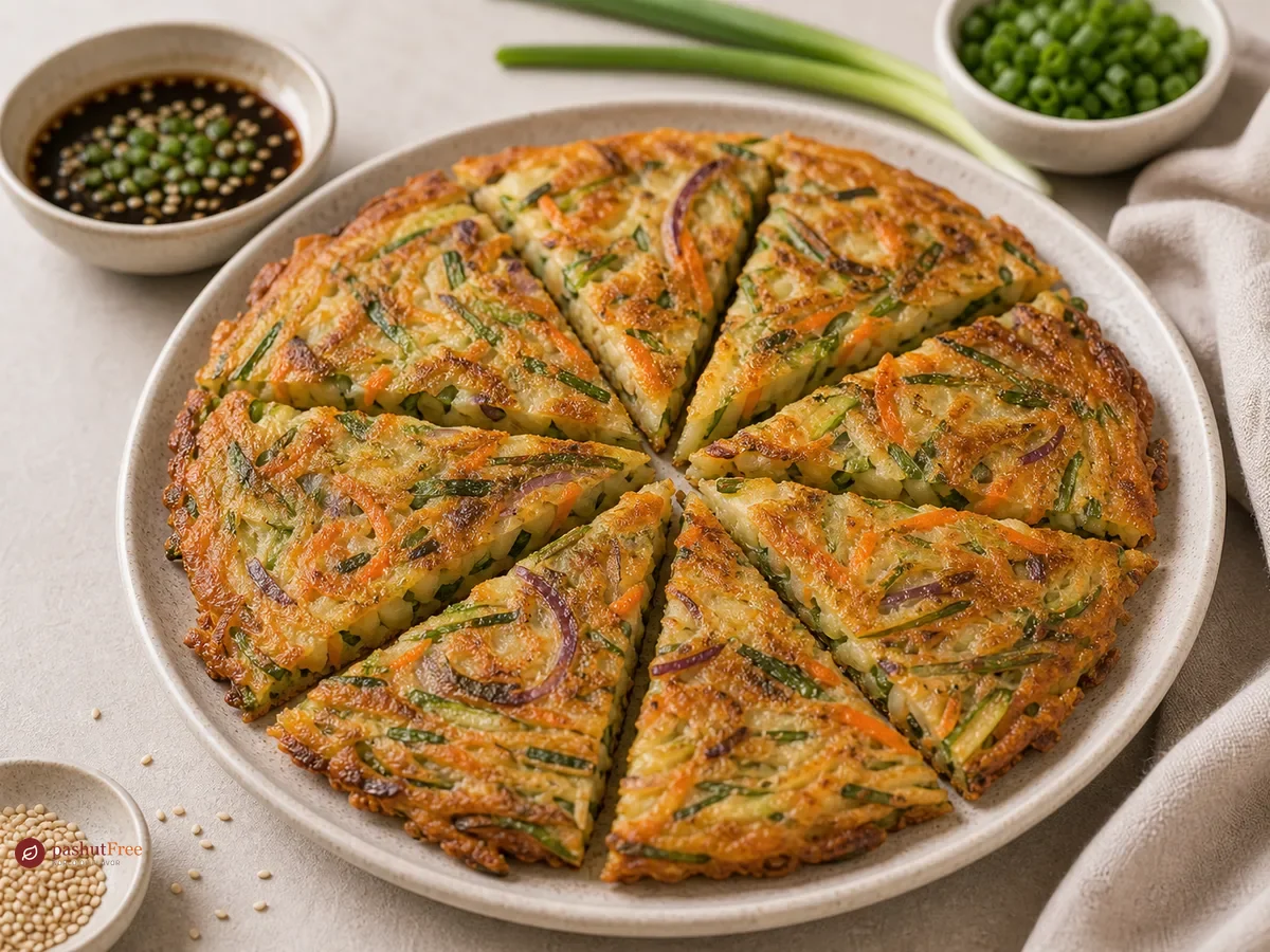 Crispy Gluten-Free Korean Veggie Pancake