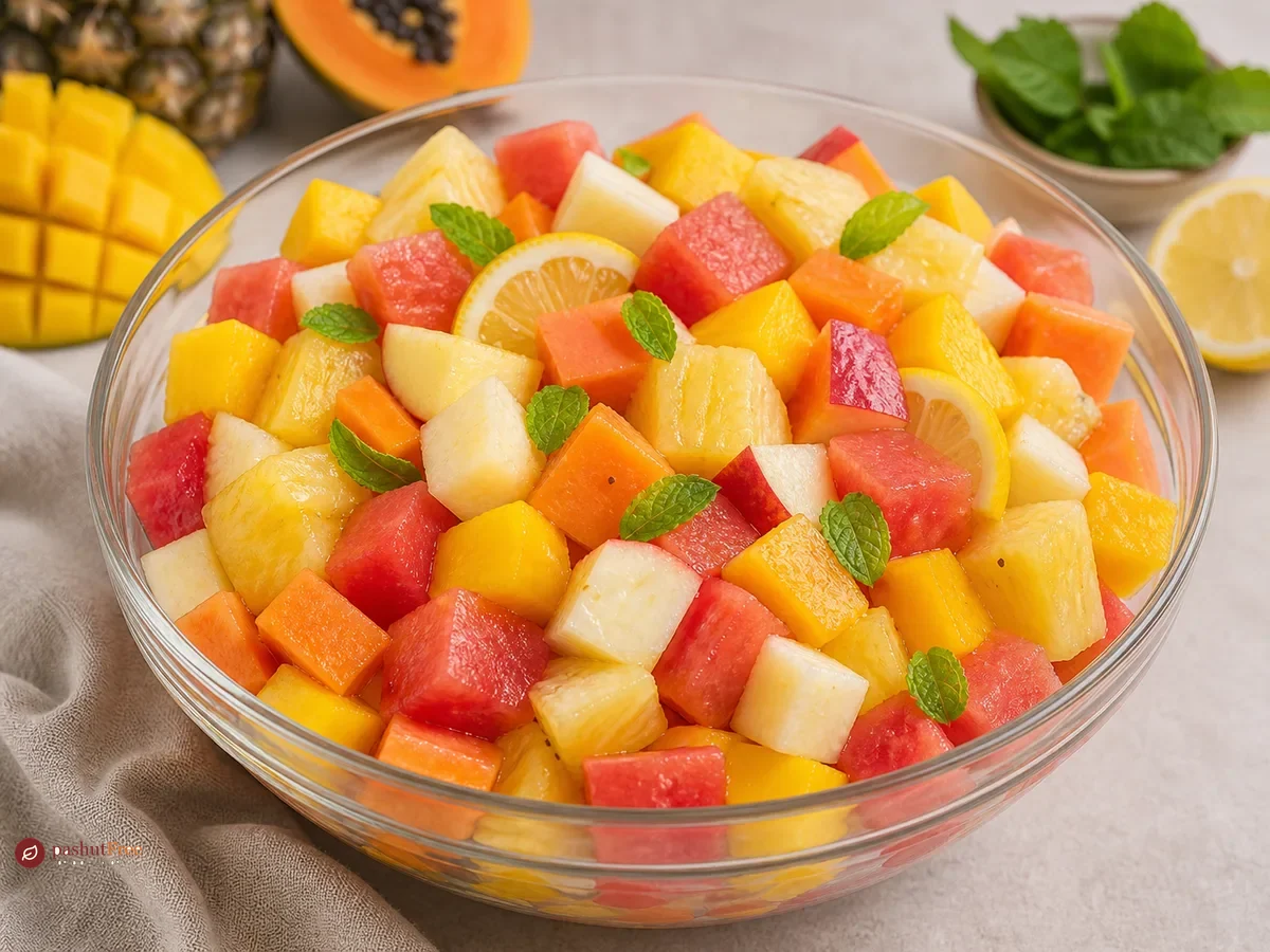 Ensalada De Mezcla De Frutas Tropicales