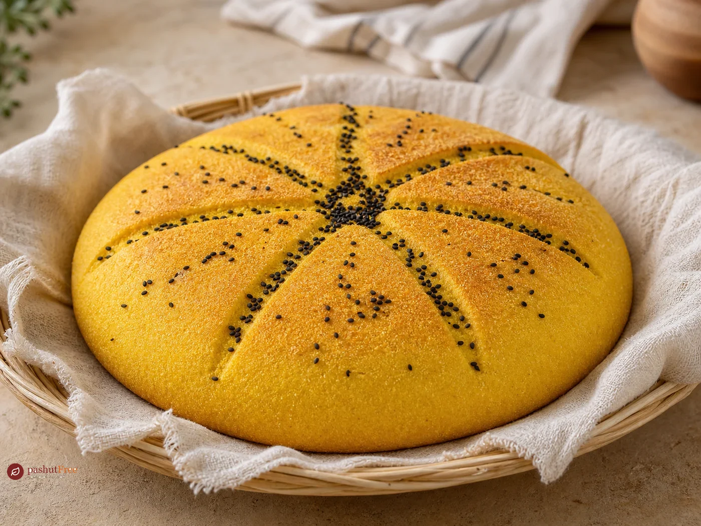Khobz el Dar (Pan de sémola argelino)