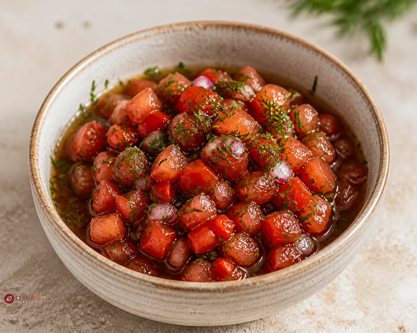 Salsa Picante de Tomate y Eneldo