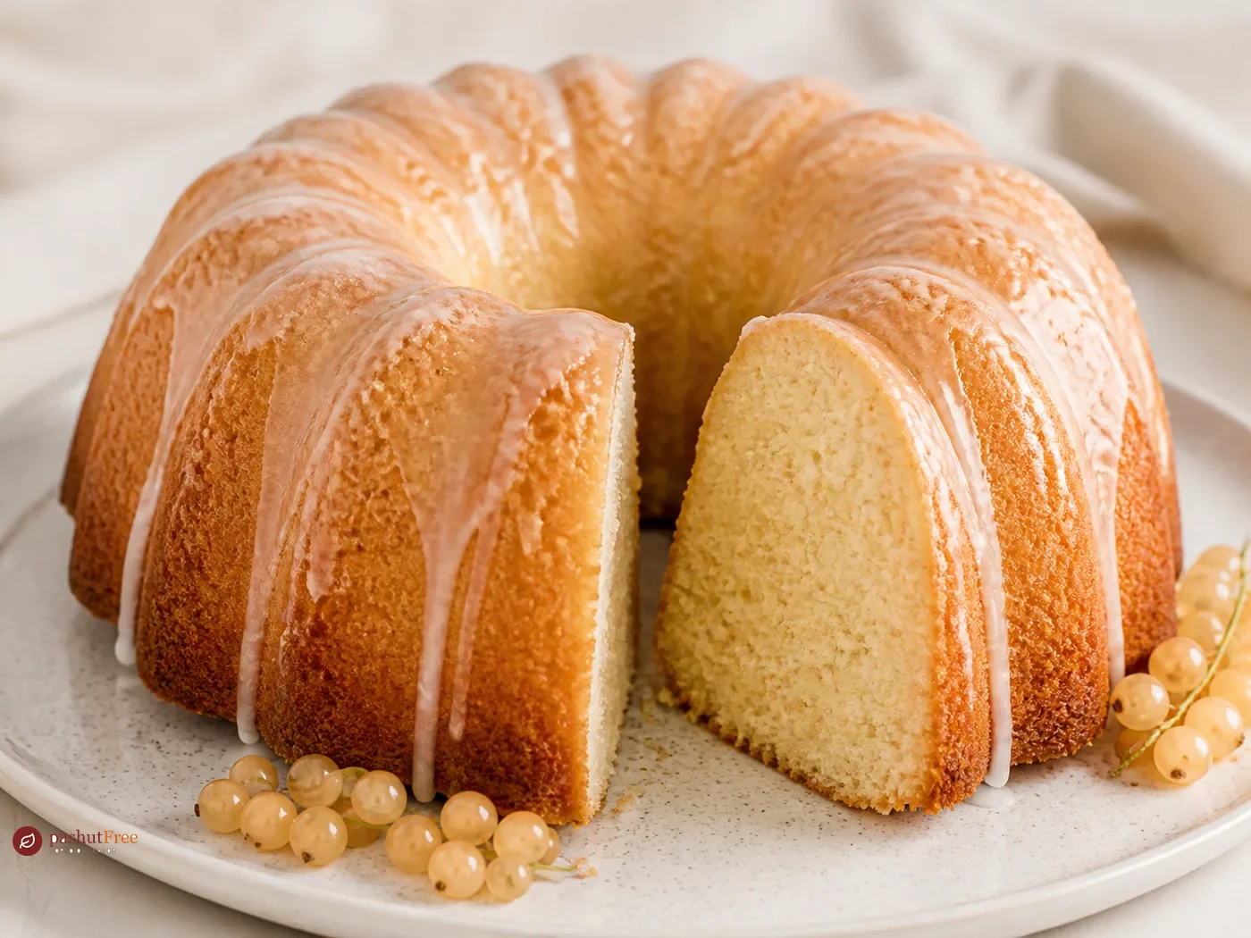 Finished homemade dish: Gluten Free Champagne Cake