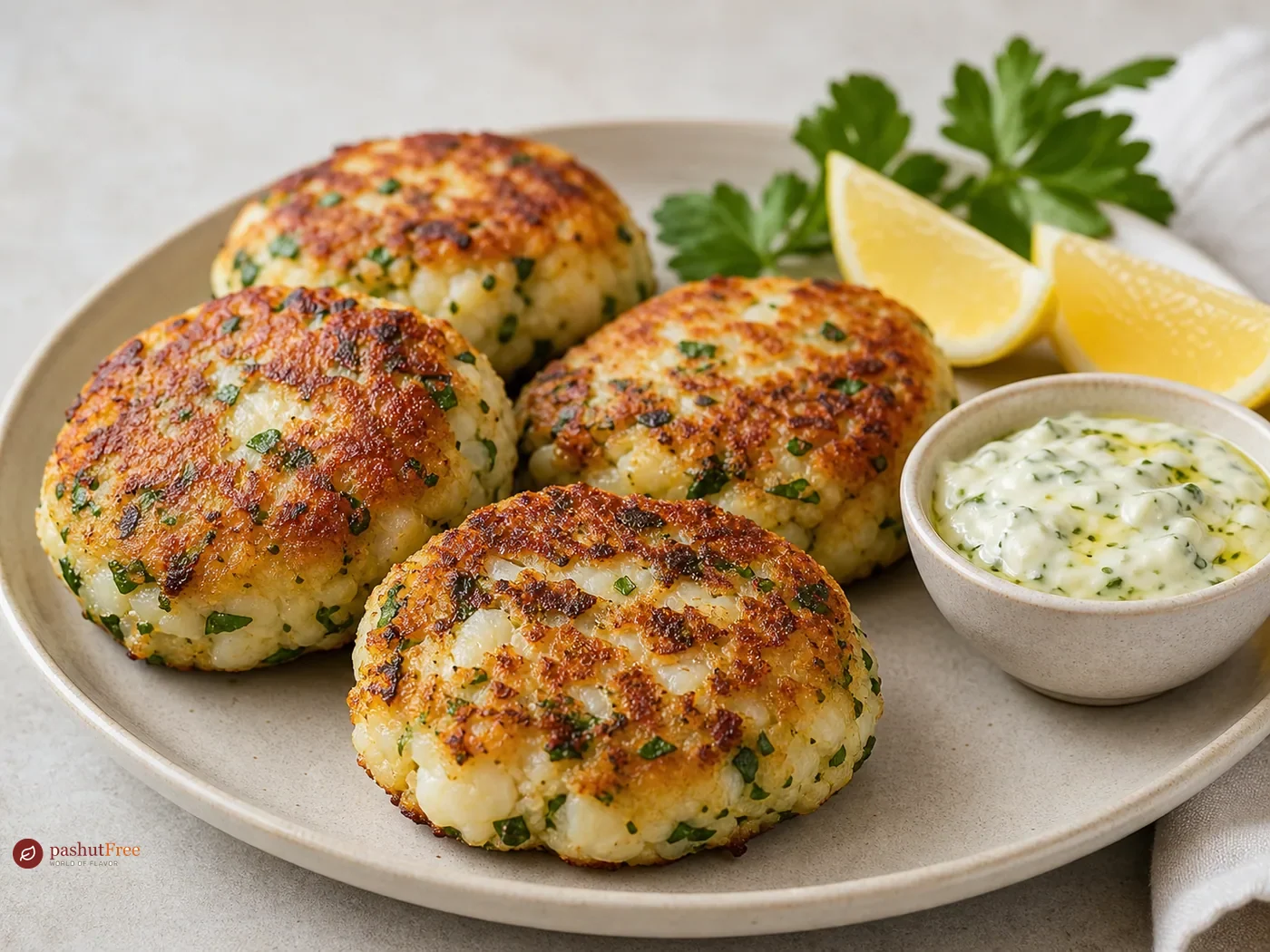 Garlic and Herb Cod Cakes