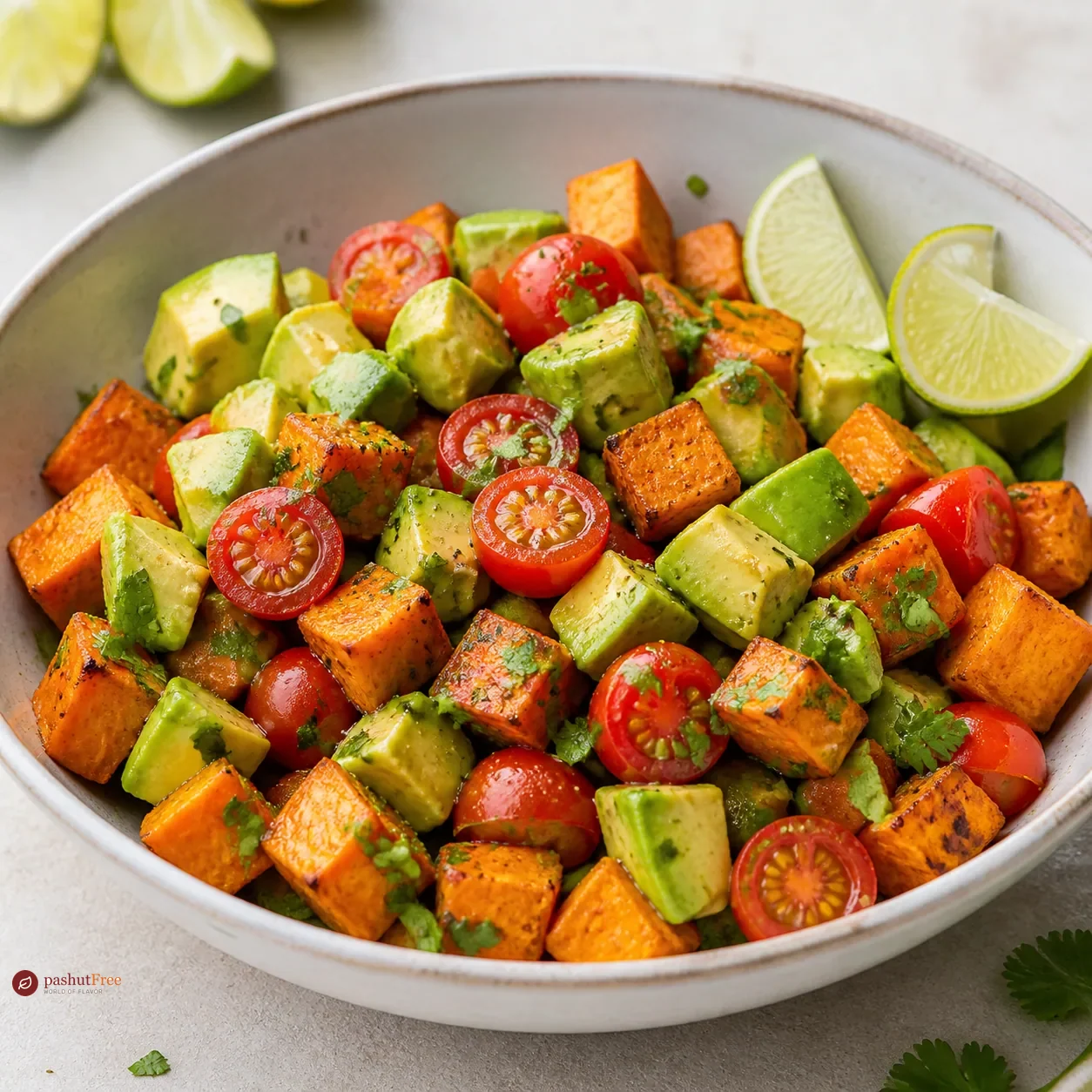 Sweet Potato and Avocado Salad with Lime