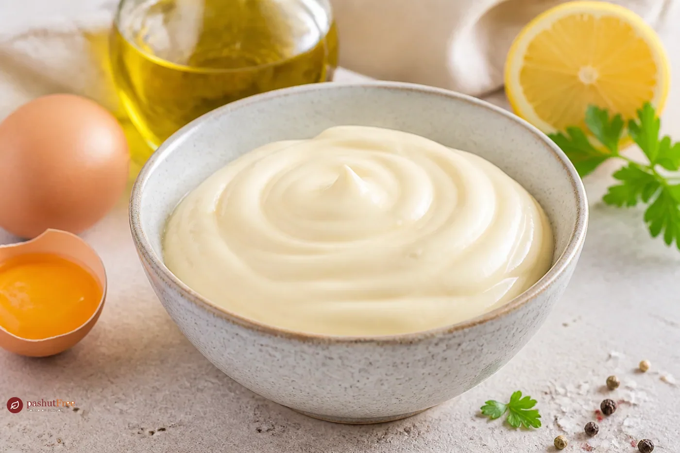 Finished homemade dish: Delicious Homemade Mayonnaise