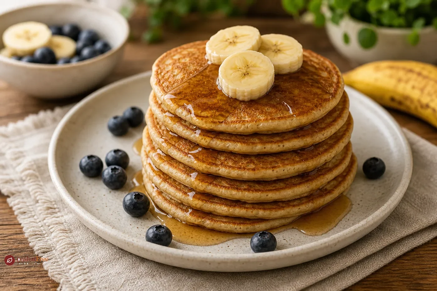 Finished homemade dish: Delicious Gluten-Free and Vegan Banana Pancakes