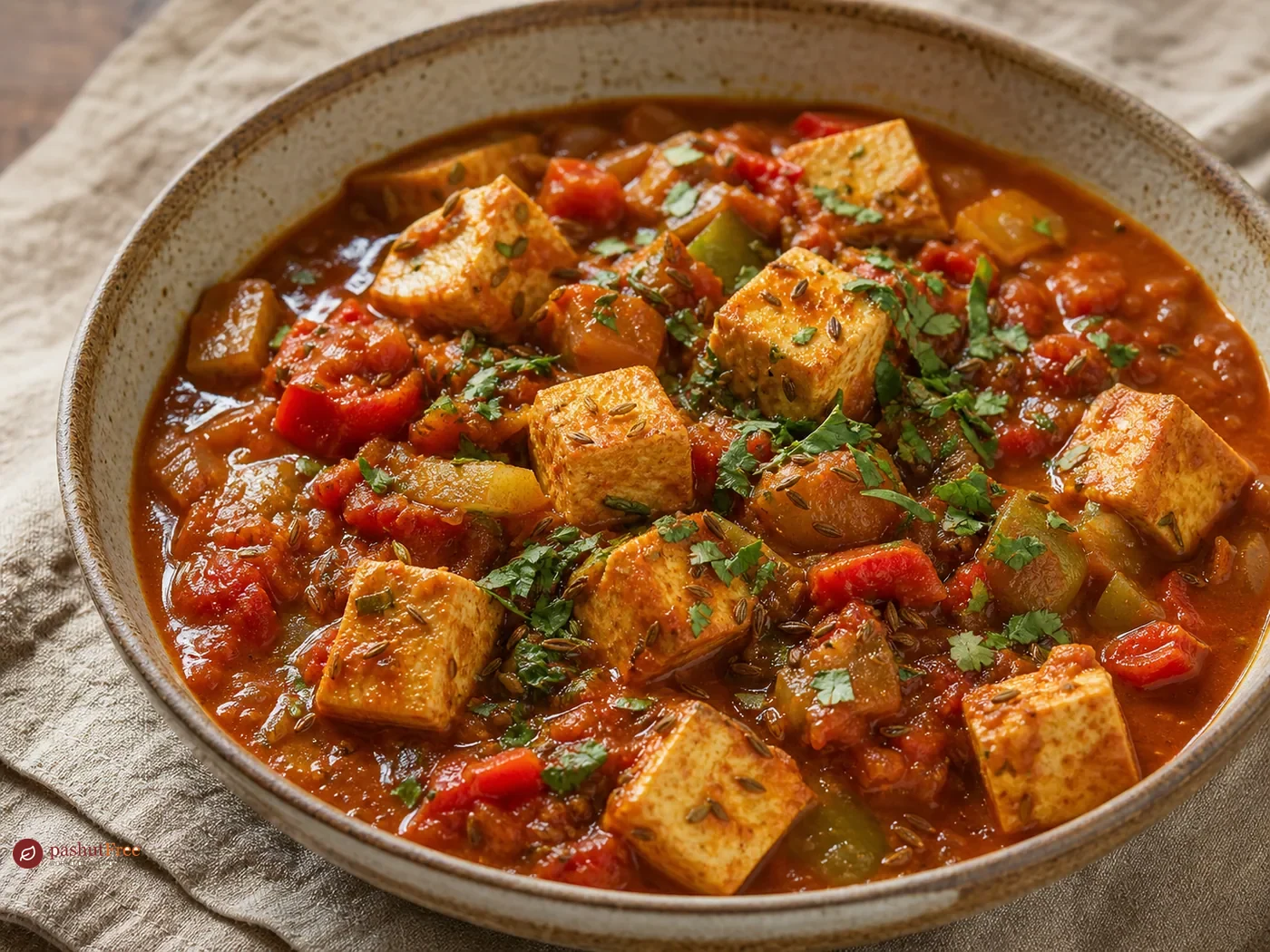 Spicy Tofu with Cumin