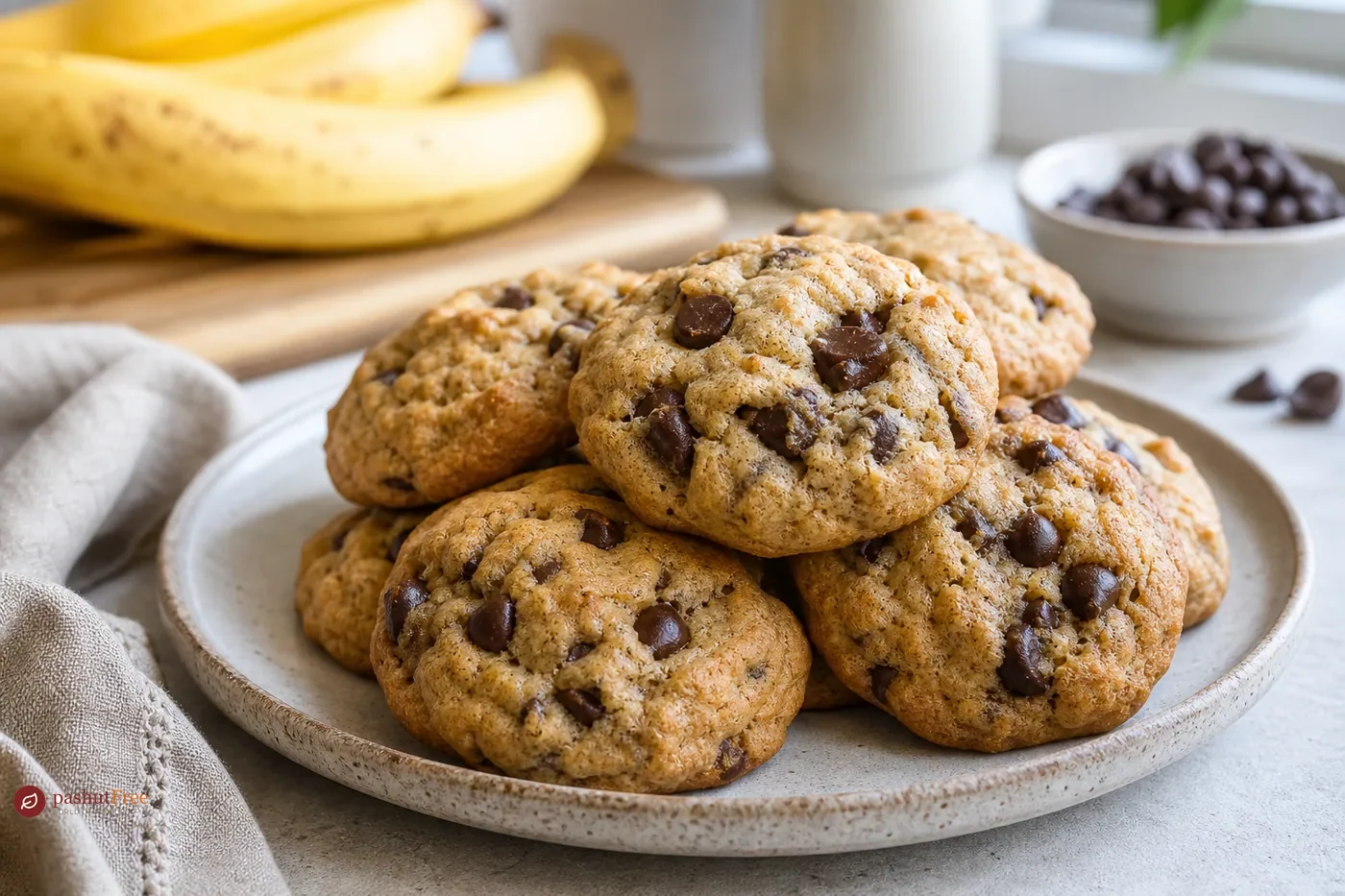 Banana Bread Chocolate Chip Cookies כמנה ביתית מוכנה