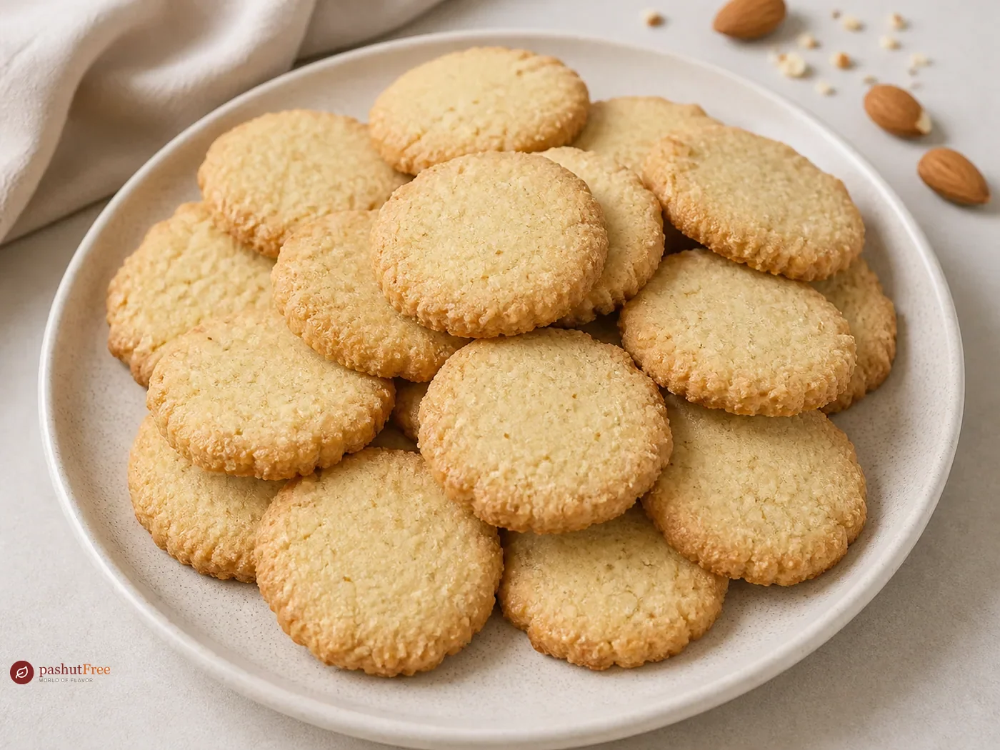 Macau Style Almond and Mung Bean Biscuits
