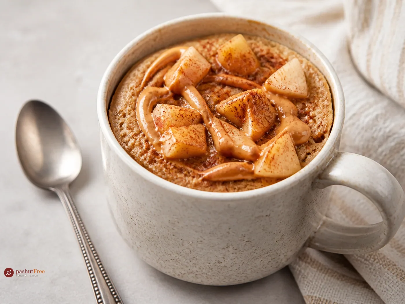 Grain-Free Peanut Butter and Apple Mug Cake