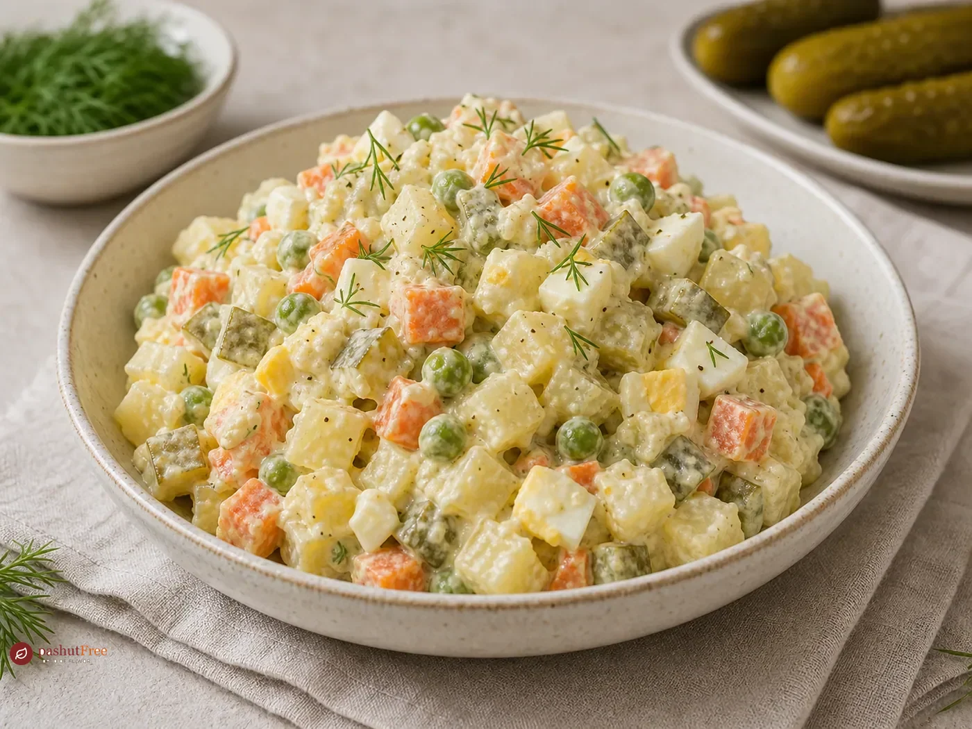 Olivia salad (potato salad)