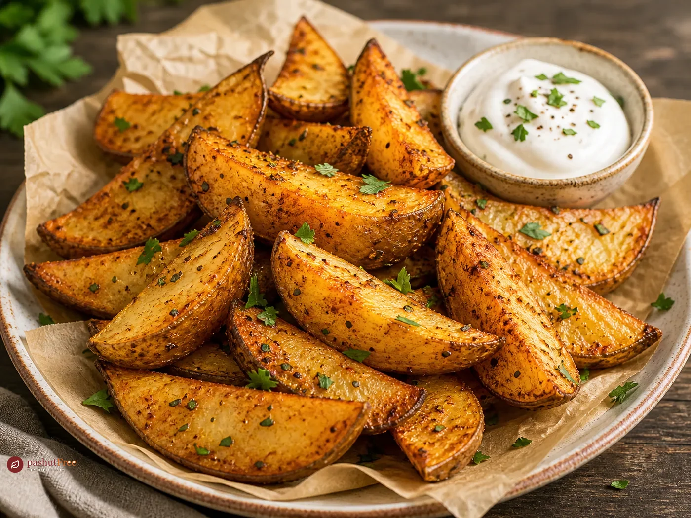Crispy Potato Wedges