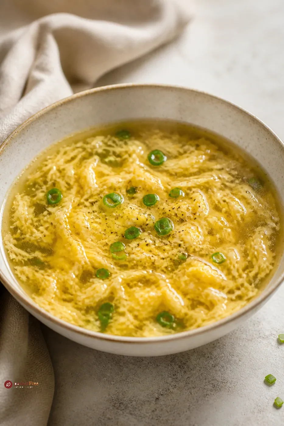 Quick and Silky Egg Flower Soup