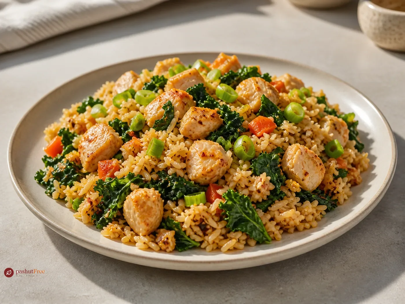 Thai Chicken and Kale Fried Rice