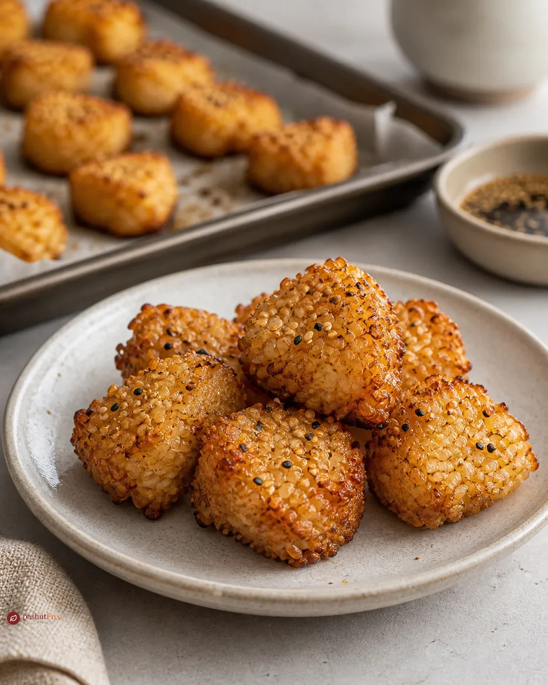 Bolitas de Arroz Crujiente