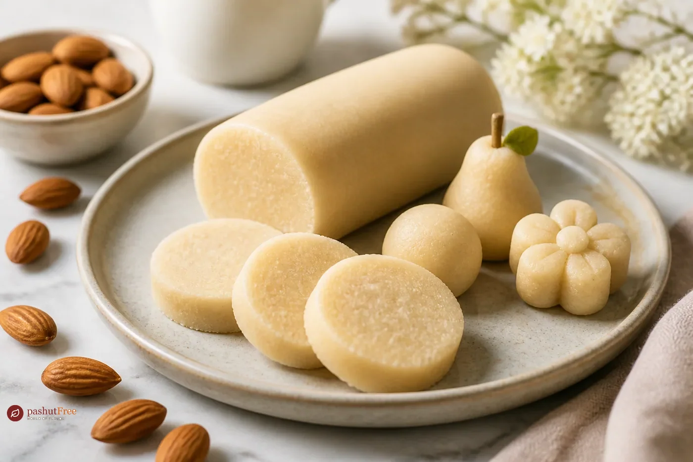 Finished homemade dish: Homemade Marzipan