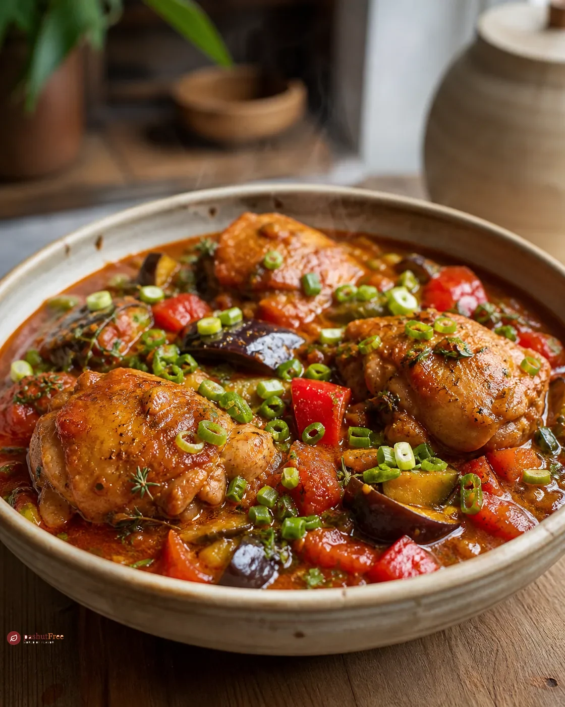 Sustancioso Estofado de Pollo Marfileño
