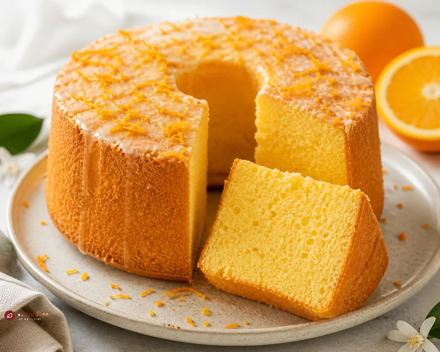 Light Orange Chiffon Cake