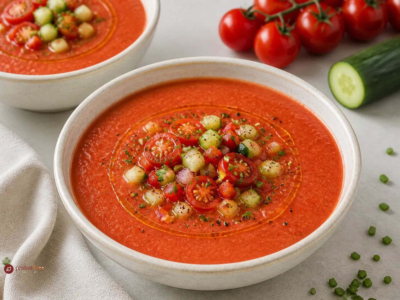 Gazpacho refrescante para el verano