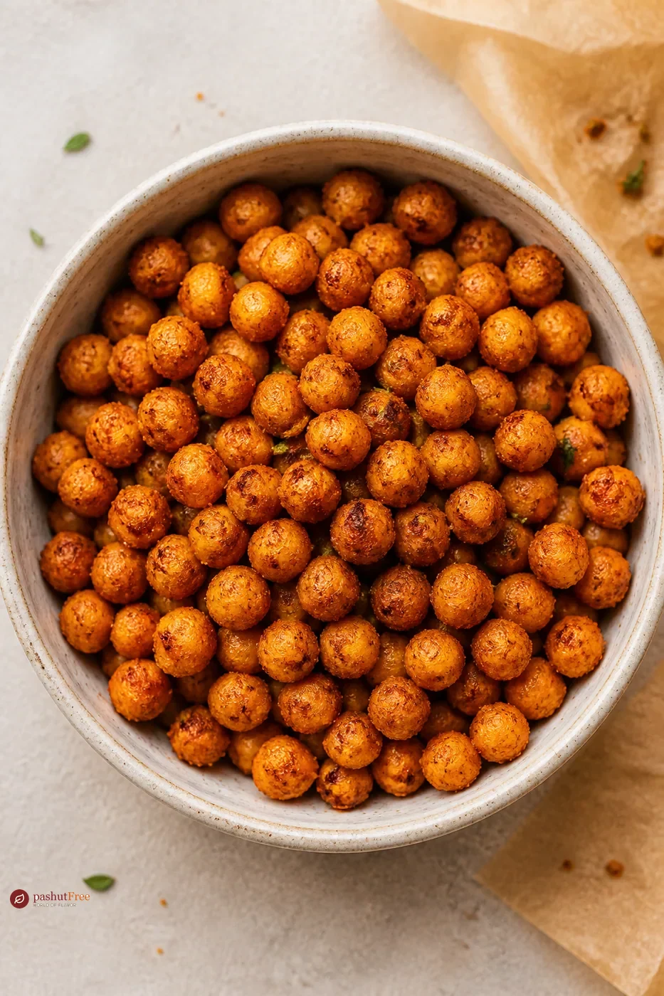 Garbanzos Crujientes al Horno con Ajo y Pimentón