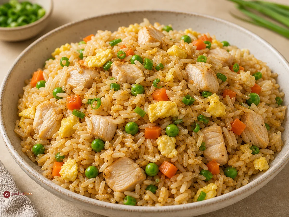 Arroz Frito con Pollo