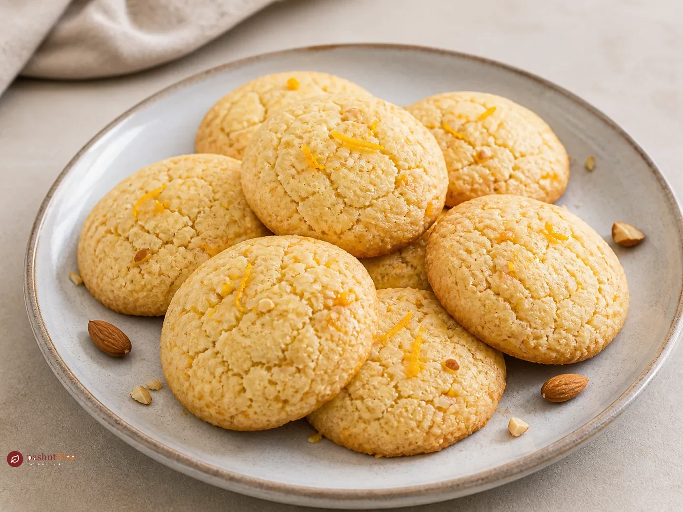 Soft Italian Almond Cookies with Orange Zest