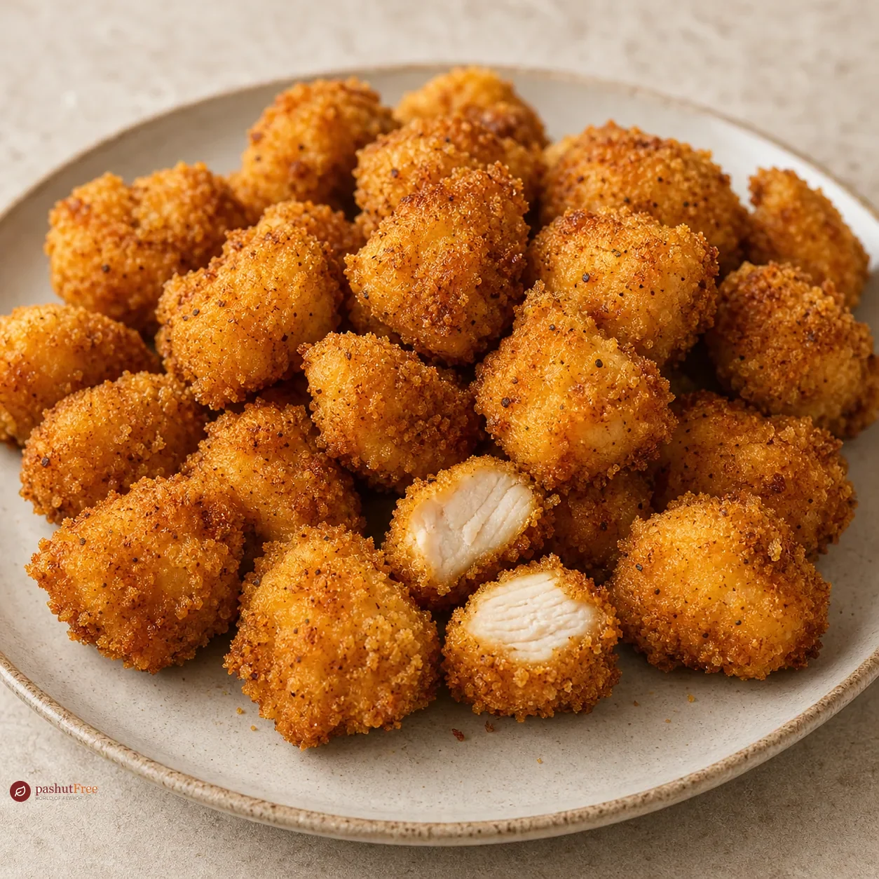 Palomitas de pollo crujientes