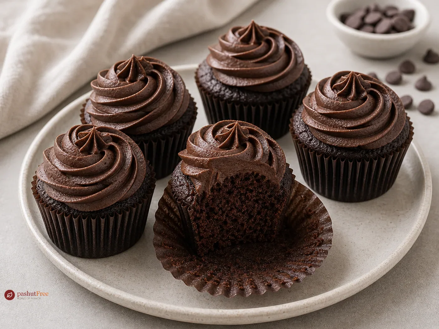 Rich and Moist Chocolate Cupcakes