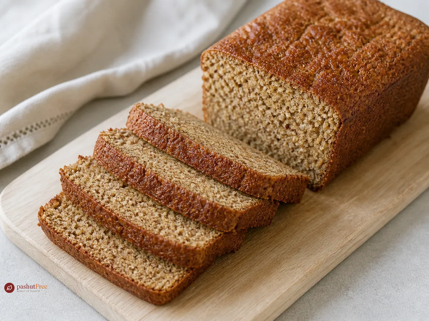 Pan de lino y coco sin gluten