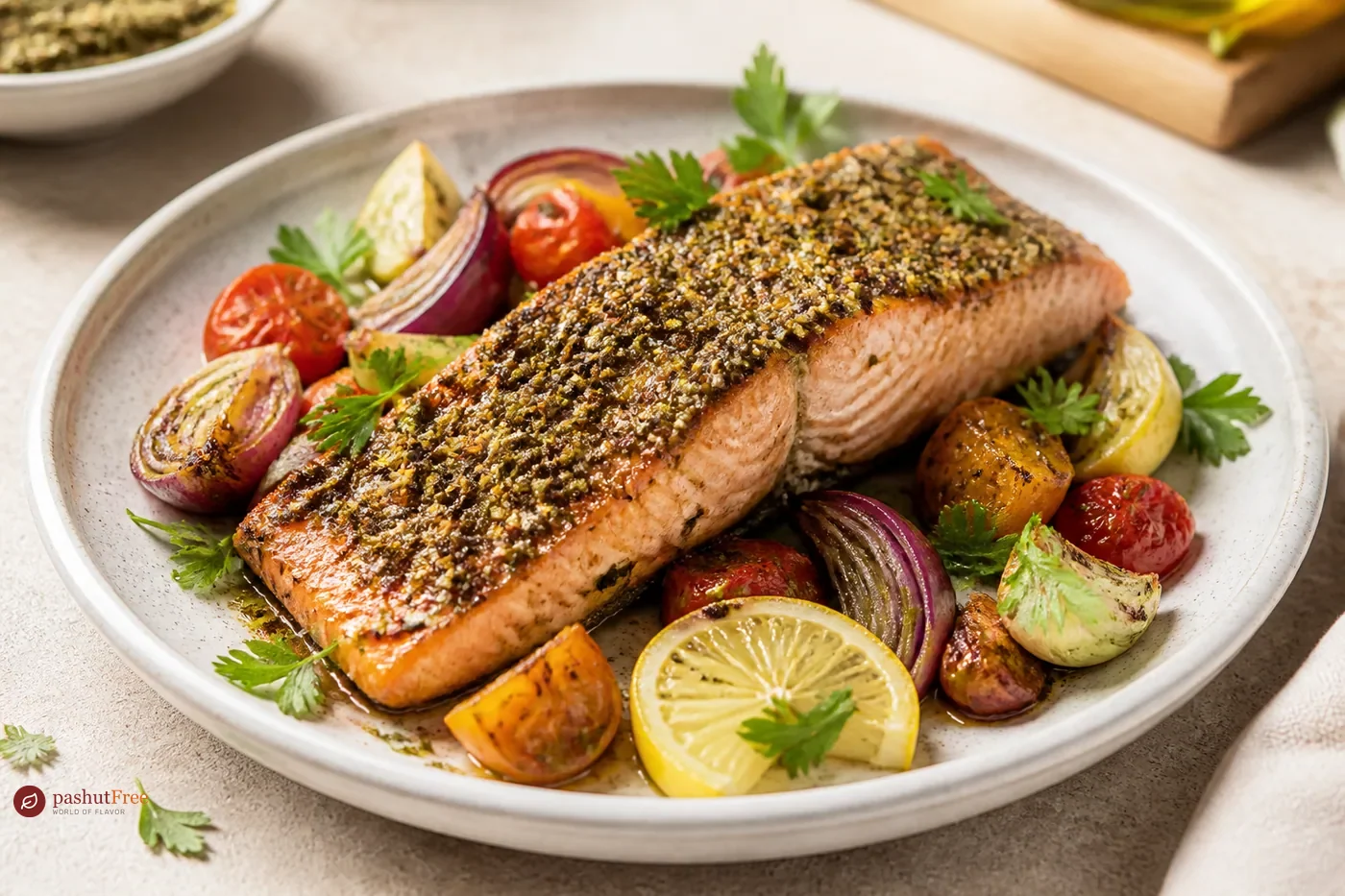 Za'atar Garlic Salmon