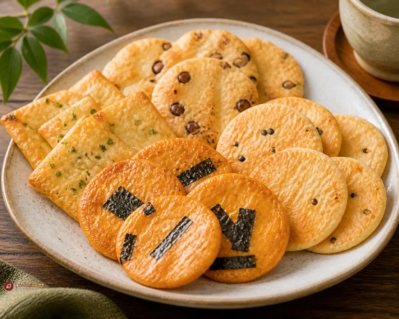 Homemade Rice Crackers (Kakimochi)
