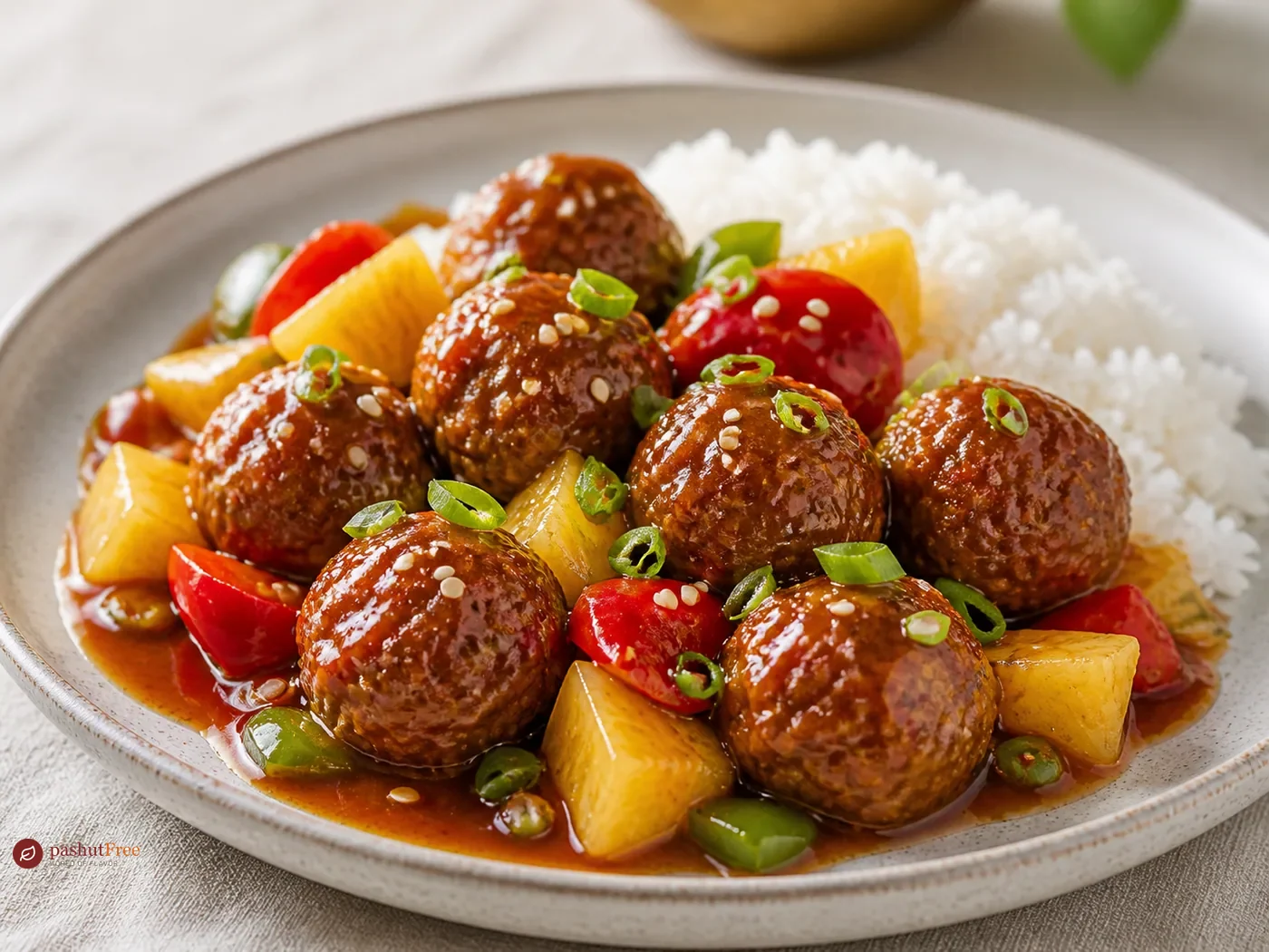 Sweet and Sour Asian Meatballs