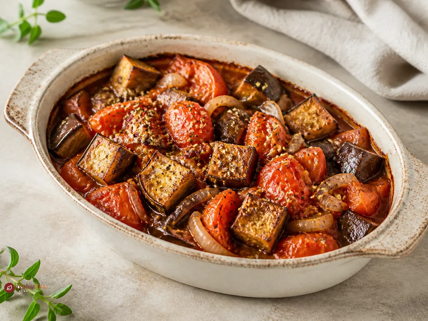 Imam Bayildi: berenjenas con tomate al horno