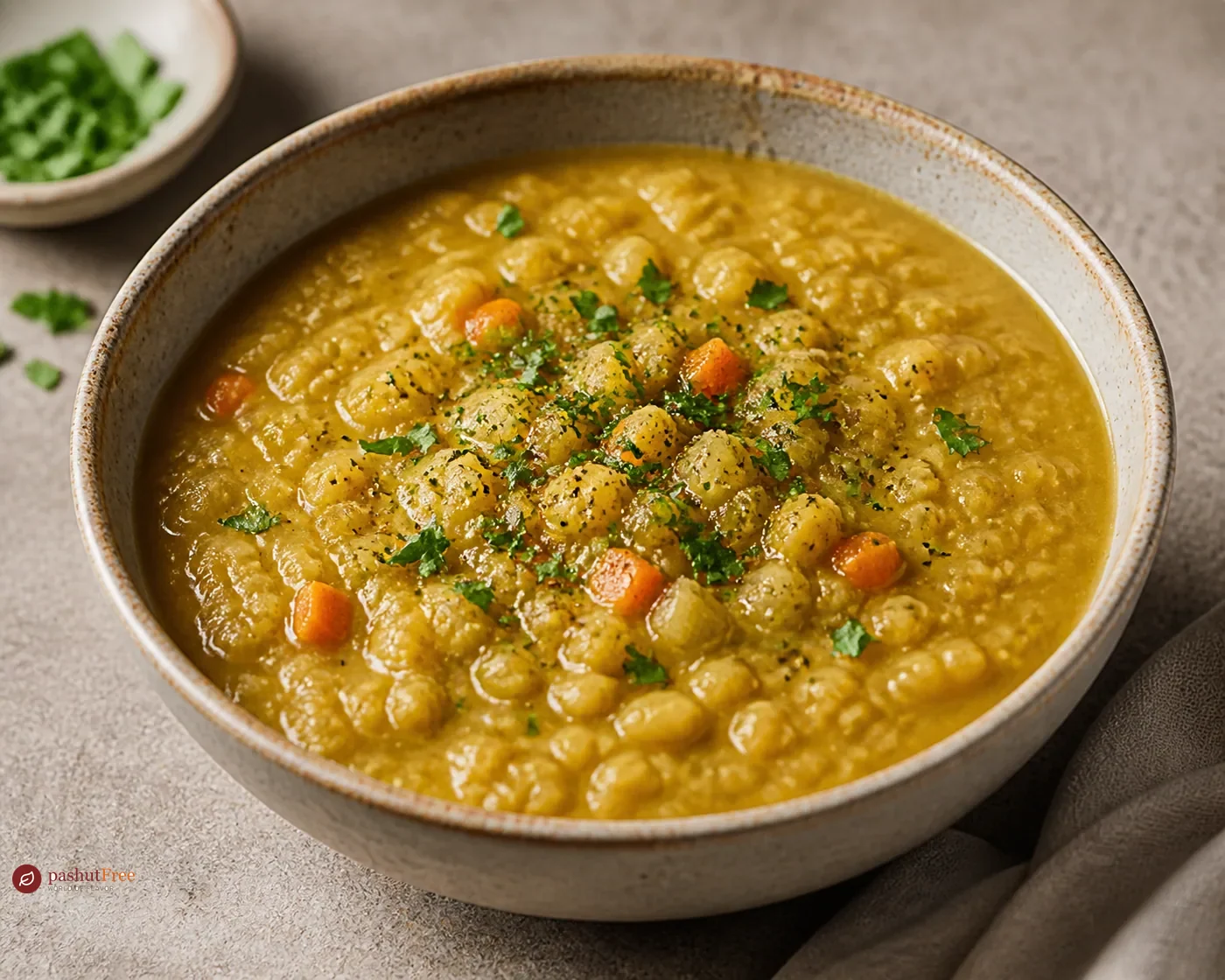 Sustanciosa Sopa de Guisantes Amarillos Partidos