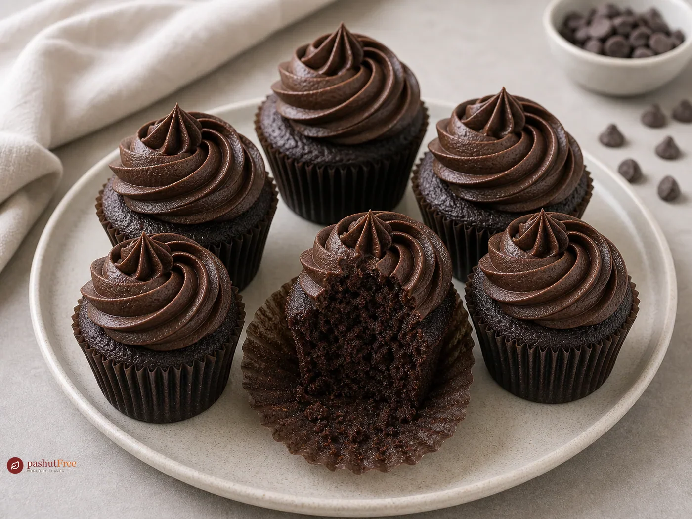 Rich Eggless Chocolate Cupcakes