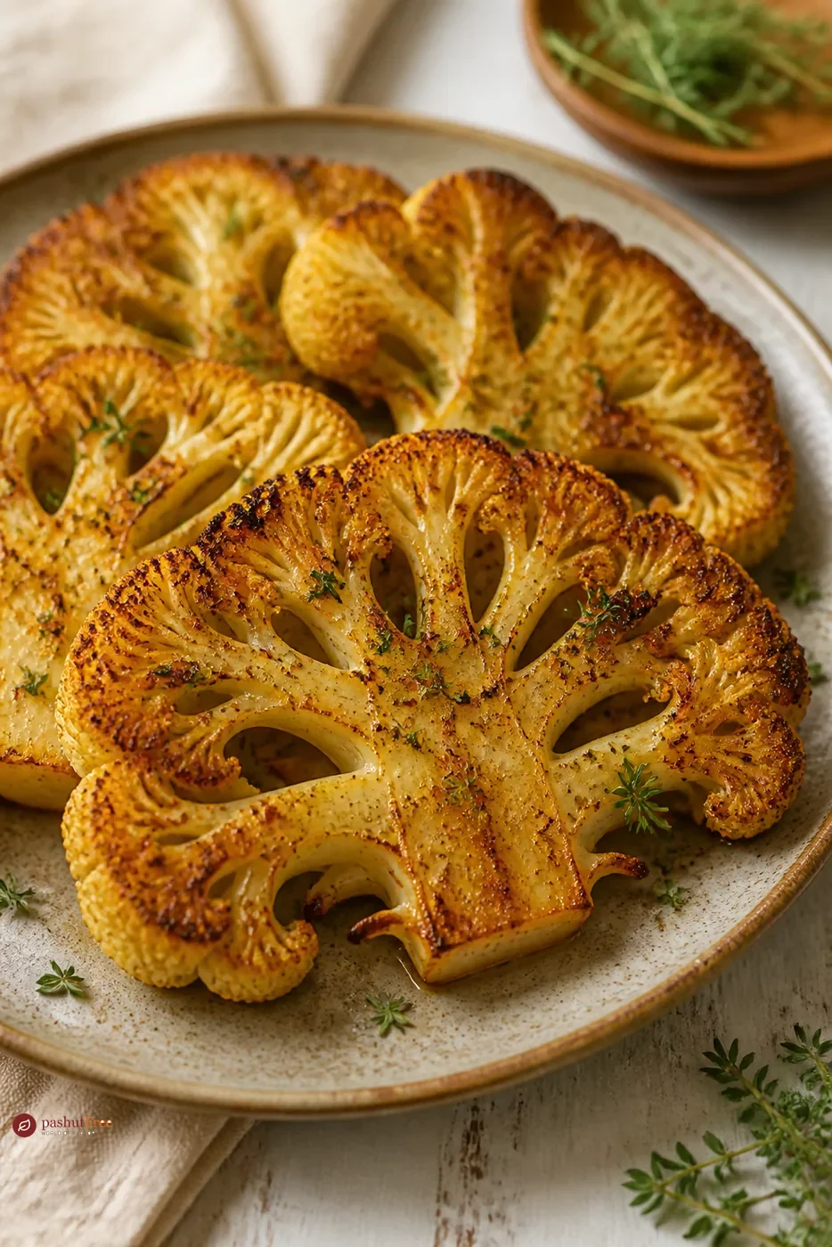 Flavorful Roasted Cauliflower Steaks