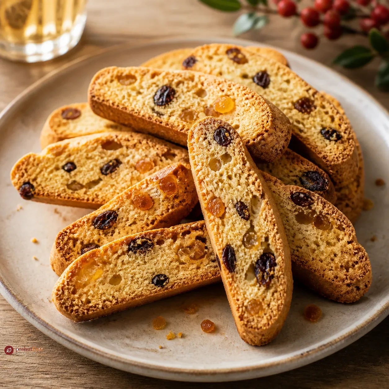 Biscotti de panettone festivo