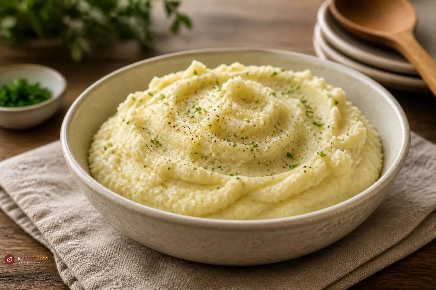 Creamy Mashed Potatoes as a ready home dish