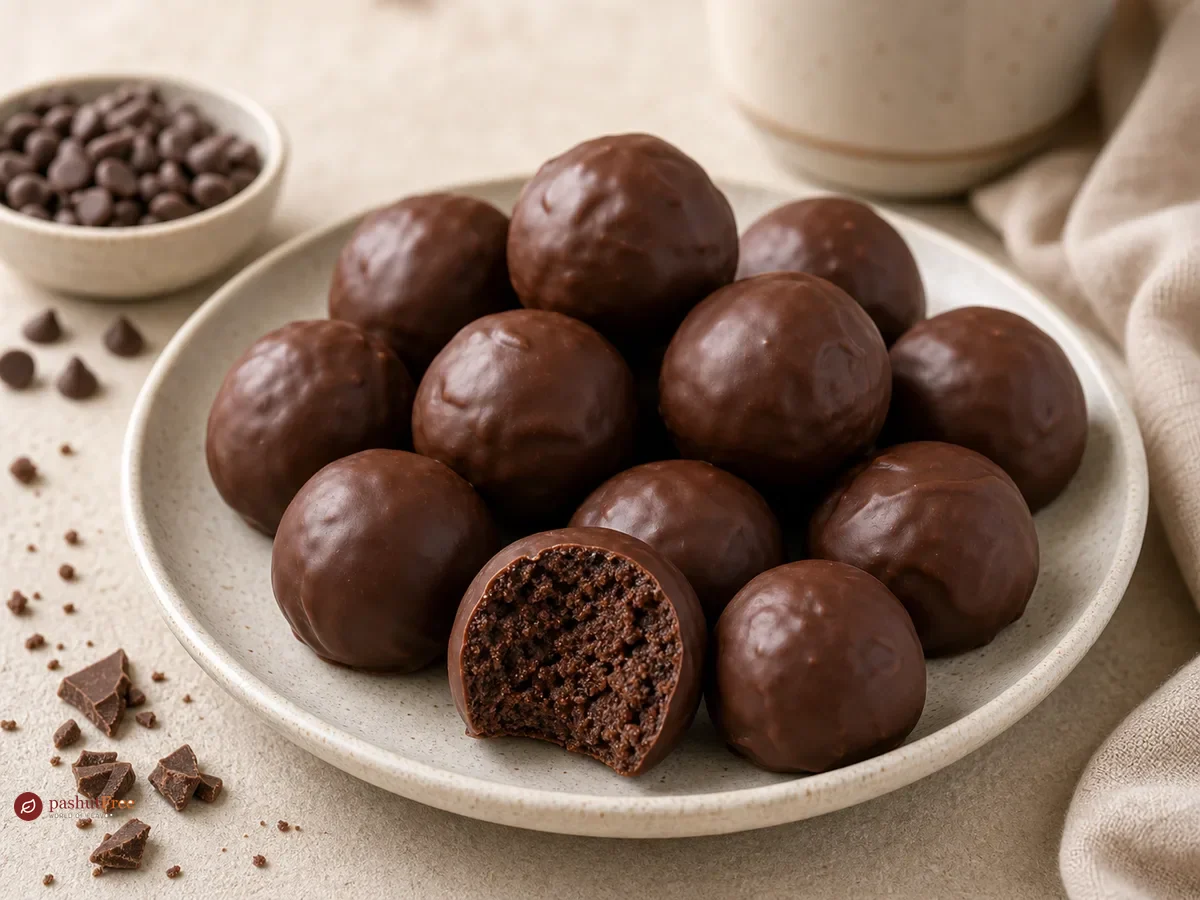 {"ru-RU":"Торт в шоколадной глазури","es-ES":"Bocaditos de pastel recubiertos de chocolate","he-IL":"כדורי עוגת שוקולד מצופים","en-US":"Coated chocolate cake balls"}