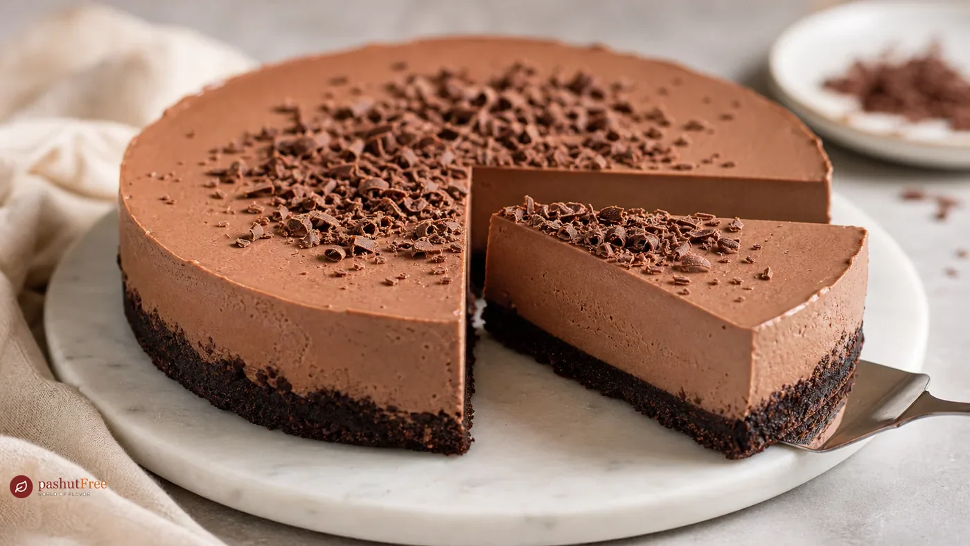 Decadent No-Bake Vegan Chocolate Cheesecake
