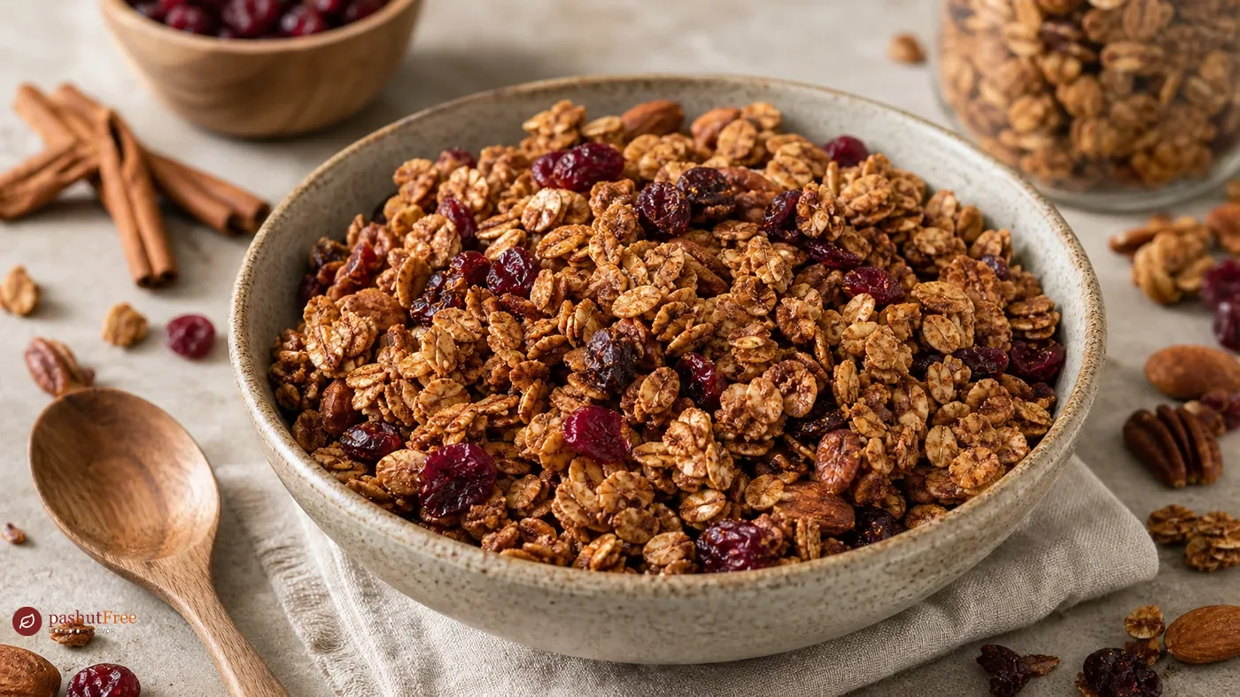 Finished homemade dish: Gingerbread Spice Granola