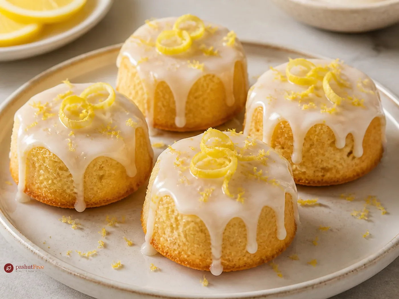 Mini Lemon Cakes - Gluten-Free