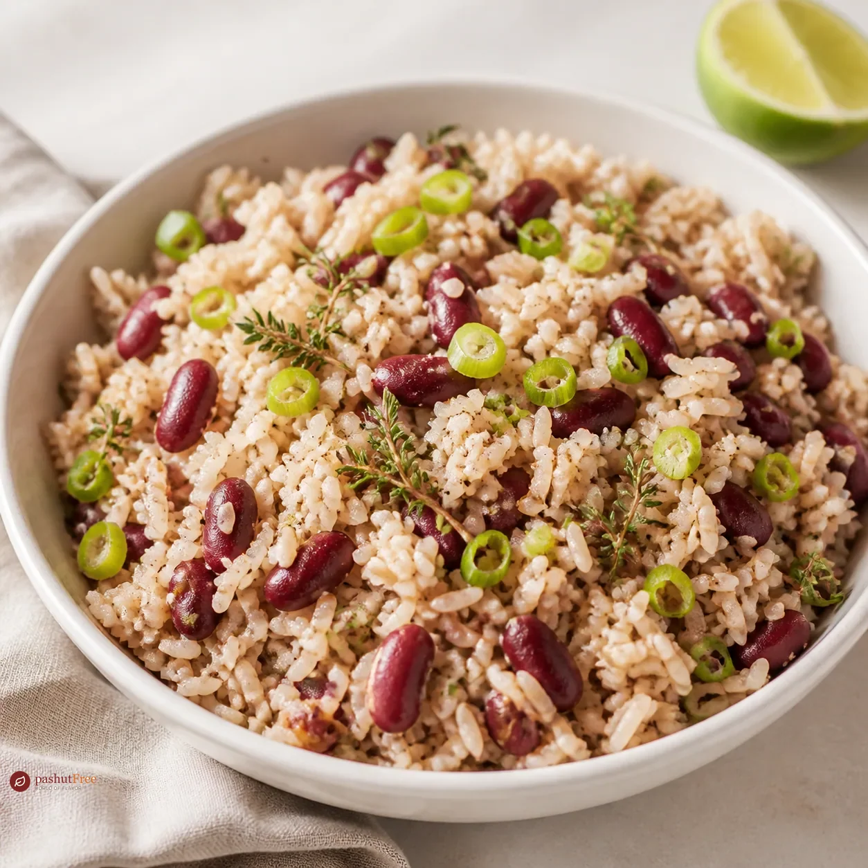 Arroz con guandules jamaicano