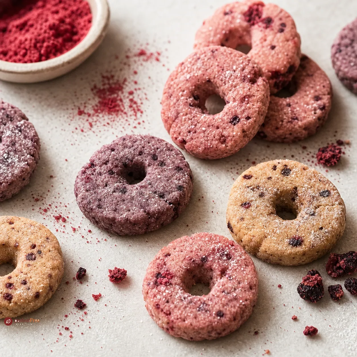 Bizcochitos de frutos rojos sin gluten