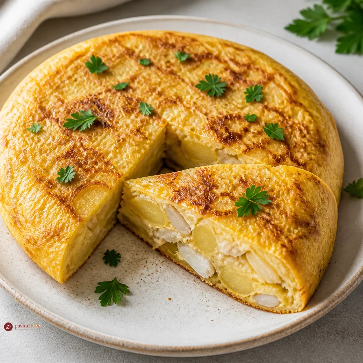 Salt cod tortilla