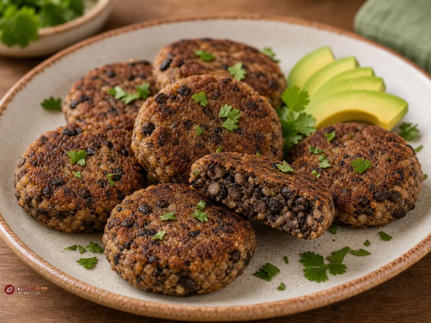 Hamburguesas de alubias negras