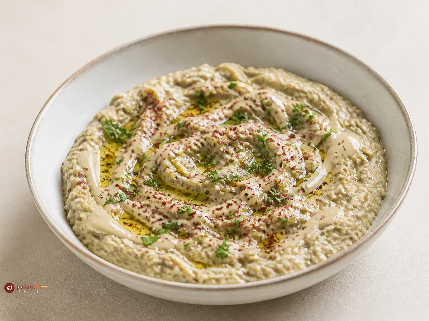 Smoky Aubergine Dip with Sumac
