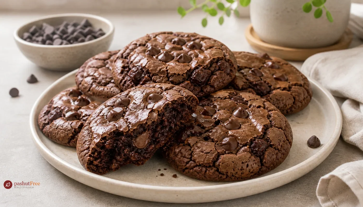 Chocolate Chip Brownie Cookies כמנה ביתית מוכנה